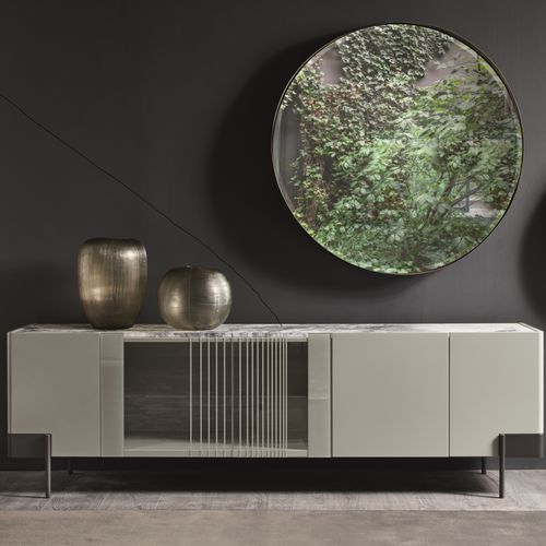 Credenza contemporanea - Valley - CANTORI - in legno / in vetro / in marmo