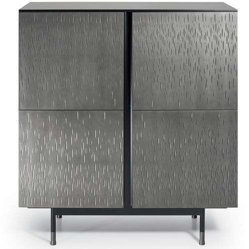 Credenza alta - RAIN - CANTORI - contemporanea / in legno laccato / in metallo