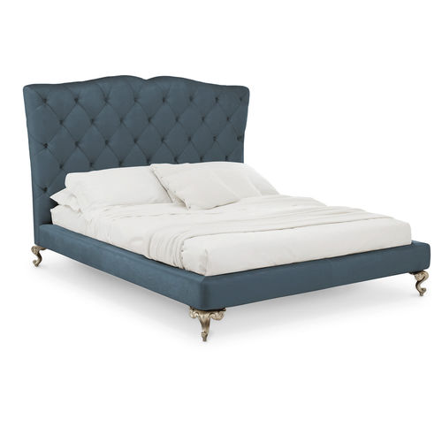 Letto matrimoniale - GEORGE ALTO - CANTORI - design nuovo barocco / imbottito / con testiera imbottita