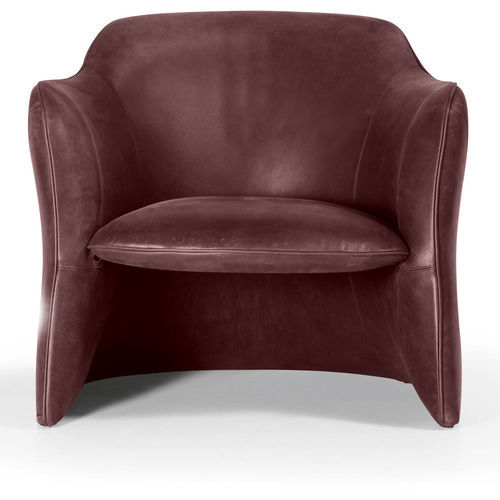 Poltrona contemporanea - KARINA - CANTORI - in pelle / in legno / imbottita