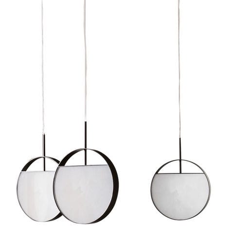 Lampada a sospensione - LUNA - CANTORI - in metallo / in vetro / in onice