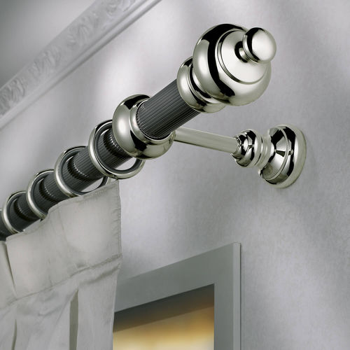 Bastone per tende in ottone - ALBA  - CASA VALENTINA - con fissaggio murale / per finestra