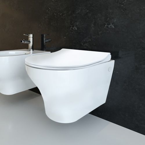 WC sospeso - SOLI  - Ceramica Althea - in ceramica / per uso residenziale / ovale