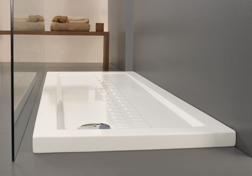 Piatto doccia rettangolare - ITO - Ceramica Althea - rialzato / contract / per uso residenziale
