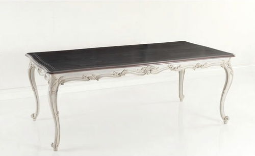 Tavolo da pranzo in stile - CHELINI 1898 : ART. 2130 - CHELINI - in legno massiccio / con supporto in legno massiccio / rettangolare