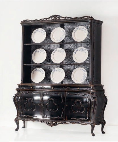Credenza con alzata in stile - ART. 2153/V  - CHELINI - in legno / per hotel / per ristorante