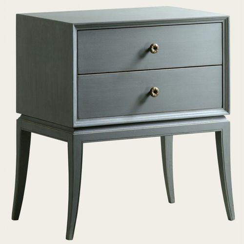 Comodino classico - MID 033 - CHELSEA TEXTILES - in legno massiccio / in legno dipinto / rettangolare