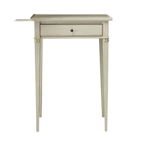 Tavolo d'appoggio in stile gustaviano - GUS085  - CHELSEA TEXTILES - in teak / rettangolare / con cassetti