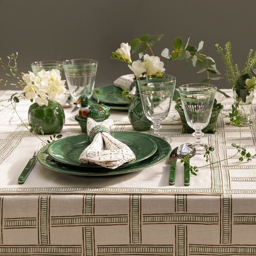 Tovaglietta americana in lino - GARDEN PATH - CHELSEA TEXTILES - fatta a mano / professionale