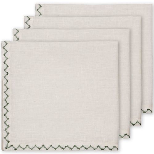 Tovagliolo in tessuto - ZIG-ZAG CHAIN  - CHELSEA TEXTILES - in lino / a motivi / con motivo chevron