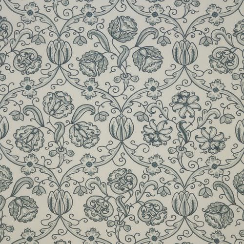 Tessuto da tappezzeria - TUDOR TRELLIS  - CHELSEA TEXTILES - a motivi / in cotone / in lino