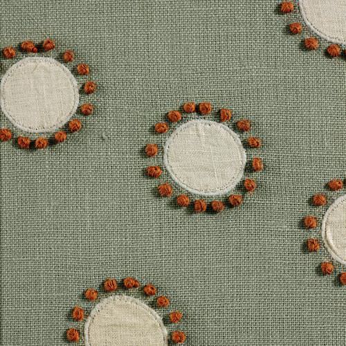 Tessuto da tappezzeria - BETTY  - CHELSEA TEXTILES - a motivi / in lino / ricamato