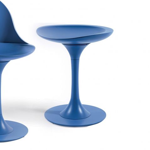 Tavolo d'appoggio contemporaneo - TINELLO CR/4918 - CREAZIONI - in plastica / rotondo / per uso residenziale