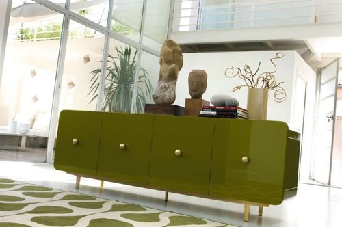 Credenza contemporanea - ALESSIA CR/3923 - CREAZIONI - in legno / in legno laccato