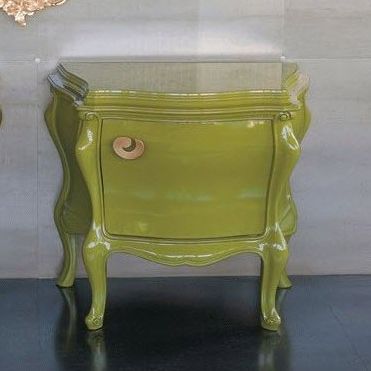 Comodino in stile - BERTINO CR/723-DX - CREAZIONI - in legno laccato / rettangolare / per uso residenziale