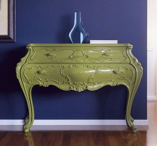 Cassettone design nuovo barocco - POLDO CR/716 - CREAZIONI - in legno / non specificato / verde