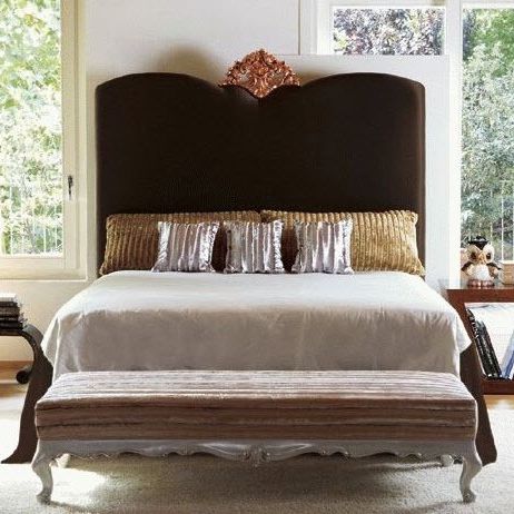 Letto matrimoniale - SAMUELE CR/692-I - CREAZIONI - design nuovo barocco / in tessuto