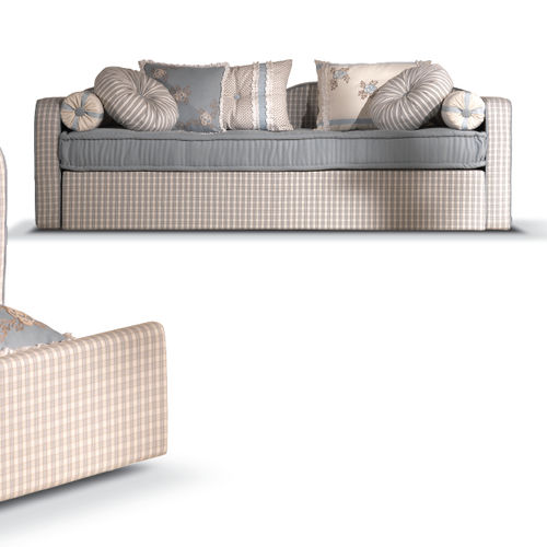 Divano classico - KELLY - DANIELA LUCATO complementi d'arredo - in tessuto / con letto estraibile / multicolore