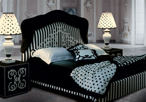 Letto matrimoniale - GLAMOUR - DANIELA LUCATO complementi d'arredo - in stile / imbottito / con testiera imbottita