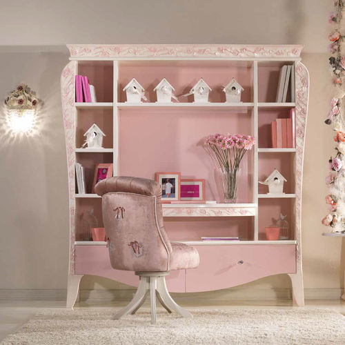 Libreria in stile - ABBEY - DANIELA LUCATO complementi d'arredo - in legno / per bimba / rosa