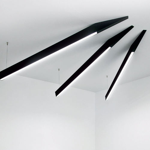 Luce a sospensione - ANGLE BEAM - DARK AT NIGHT NV - LED / lineare / IP20