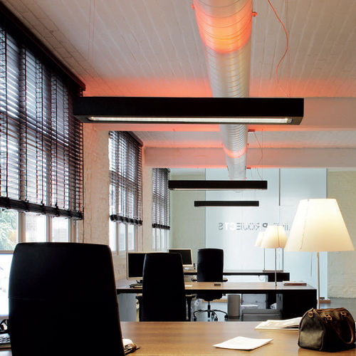 Luce a sospensione - D-LEATHER - DARK AT NIGHT NV - LED / rettangolare / IP20