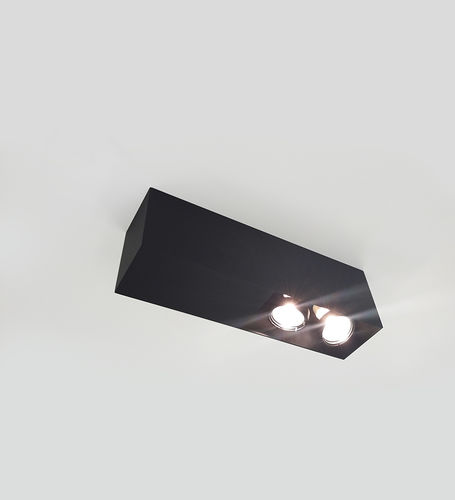 Plafoniera contemporanea - METROBOX - DARK AT NIGHT NV - rettangolare / in alluminio / LED