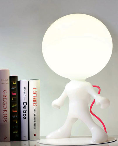 Lampada da tavolo - SPACEWALKER JUNIOR - DARK AT NIGHT NV - in polietilene / in metallo / design originale