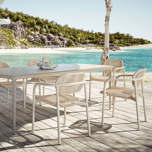 Sedia da pranzo contemporanea - ROII - DEDON GmbH - per bagnasciuga di piscina / da spiaggia / urbana