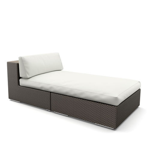 Dormeuse contemporanea - LOUNGE - DEDON GmbH - in tessuto / in fibre sintetiche / con supporto in alluminio