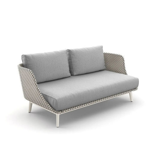 Divano contemporaneo - MBARQ - DEDON GmbH - da esterno / in tessuto / di privacy