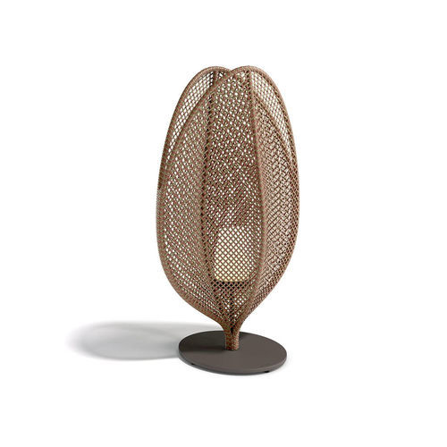 Lanterna design - SCOORA L - DEDON GmbH - in teak / in alluminio / in fibre sintetiche