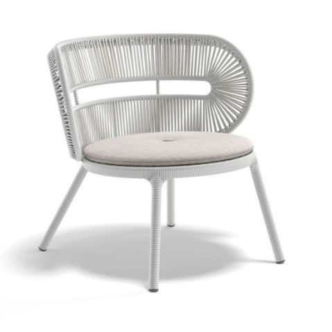 Poltrona contemporanea - CIRQL NU - DEDON GmbH - in tessuto / in fibre sintetiche / in alluminio