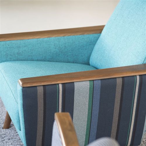 Tessuto da tappezzeria - TWEED FR - DESIGNERS GUILD - per tende / a righe / a quadretti