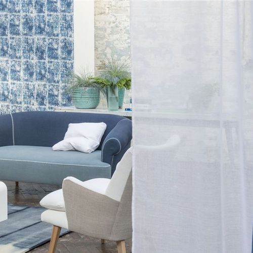 Tessuto da tappezzeria - CONTRACT ESSENTIALS II - DESIGNERS GUILD - per tende / a tinta unita / in lino