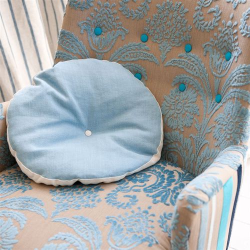 Tessuto da tappezzeria - OMBRIONE - DESIGNERS GUILD - per tende / damascato / a tinta unita