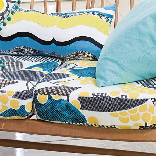 Tessuto da tappezzeria - BARCELONA - DESIGNERS GUILD - per tende / a motivi / in cotone