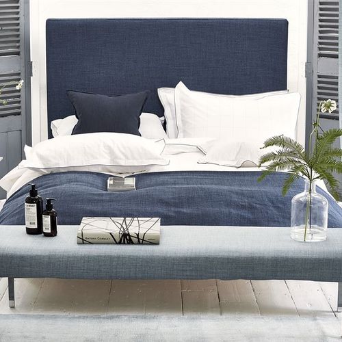 Tessuto da tappezzeria - FORTEZZA FR - DESIGNERS GUILD - per tende / a tinta unita / in lino
