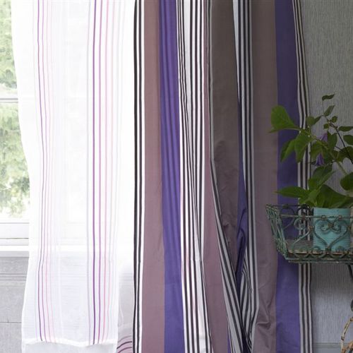 Tessuto da tappezzeria - FLEUVE - DESIGNERS GUILD - per tende / a righe / a quadretti