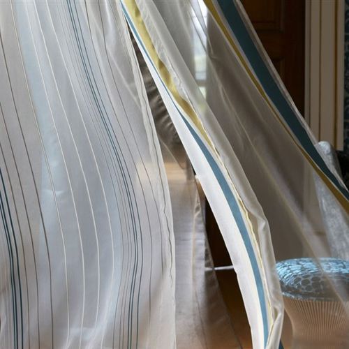 Tendina voile a righe - ALISEDA  - DESIGNERS GUILD - damascato / a fiori / lavabile