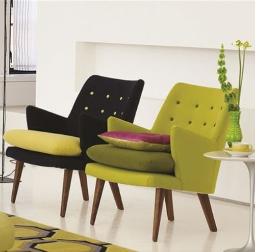 Poltrona classica - COSMOPOLITAN - DESIGNERS GUILD - in tessuto / con cuscino rimovibile / imbottita