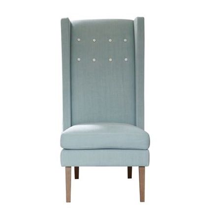 Poltrona classica - HARPER - DESIGNERS GUILD - in tessuto / a orecchioni / a schienale alto