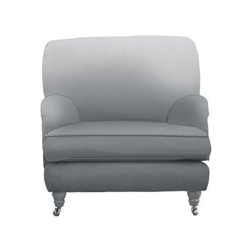 Poltrona classica - ACADEMY - DESIGNERS GUILD - in tessuto / imbottita / grigia