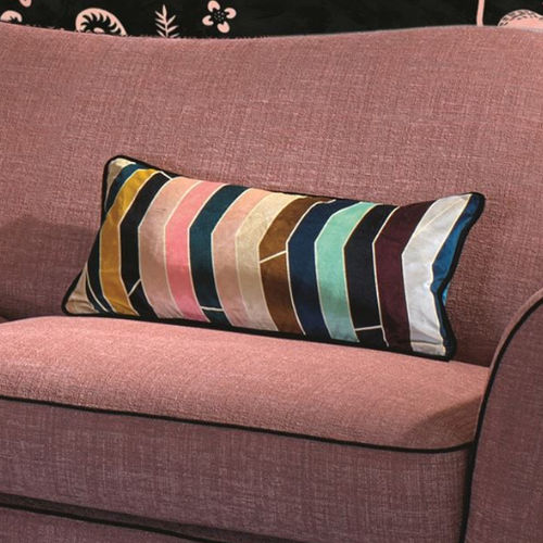 Cuscino rettangolare - PIETRA DURA - DESIGNERS GUILD - a righe / in cotone / multicolore