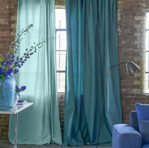 Tessuto da tappezzeria - PERLEDO  - DESIGNERS GUILD - per tende / a tinta unita / in cotone
