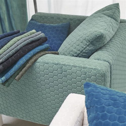 Tessuto da tappezzeria - FLORENTINE    - DESIGNERS GUILD - per tende / per tende a rullo / con motivi geometrici