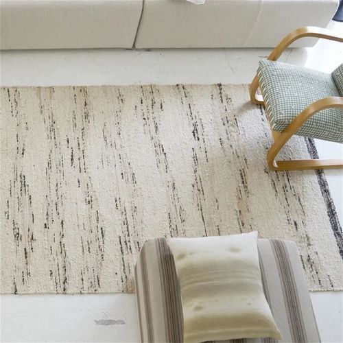 Tappeto moderno - GWEN FLAX  - DESIGNERS GUILD - con motivo astratto / in lana / in juta