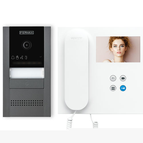Videocitofono colorato - CORA VEO 4,3 - FERMAX ELECTRÓNICA - residenziale / da parete / da esterno