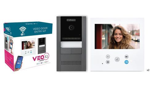 Sistema di videocitofono in metallo - CORA VEO-XL DUOX PLUS  - FERMAX ELECTRÓNICA - per edificio ad uso pubblico / residenziale / non incassato