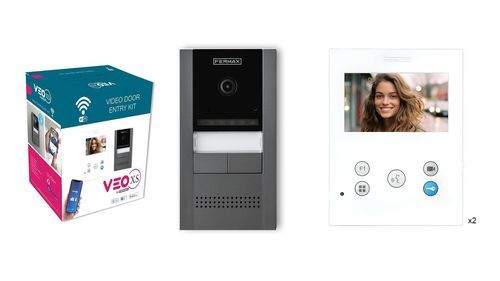 Sistema di videocitofono in metallo - CORA VEO-XS - FERMAX ELECTRÓNICA - non residenziale / per alloggi collettivi / non incassato